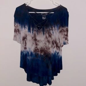 American Eagle Soft and Sexy Ombré Tie Dye Shirt